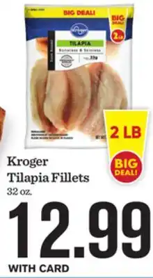 Mariano's Kroger Tilapia Fillets offer