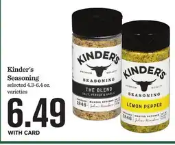 Mariano's Kinder's Seasoning offer