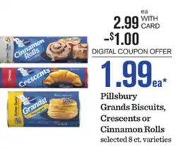 Mariano's Pillsbury Grands Biscuits, Crescents or Cinnamon Rolls offer
