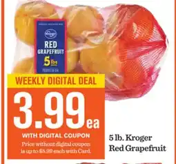 Mariano's Kroger Red Grapefruit offer