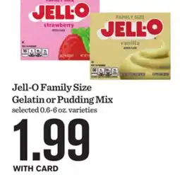 Mariano's Jell-O Family Size Gelatin or Pudding Mix offer