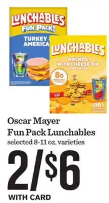 Mariano's Oscar Mayer Fun Pack Lunchables offer