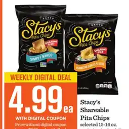Mariano's Stacy's Shareable Pita Chips offer
