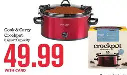 Mariano's Cook & Carry Crockpot offer