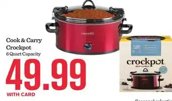 Mariano's Cook & Carry Crockpot offer