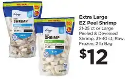 Food 4 Less Extra Large EZ Peel Shrimp offer