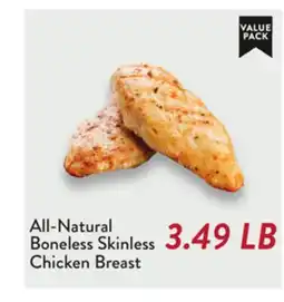 Fresh Thyme Boneless Skinless Chicken Breast offer