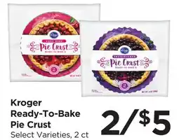 Food 4 Less Kroger Ready-To-Bake Pie Crust offer