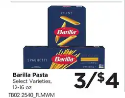 Food 4 Less Barilla Pasta offer