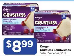 Food 4 Less Kroger Crustless Sandwiches offer