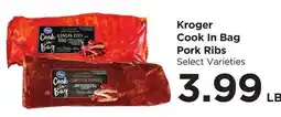Food 4 Less Kroger Cook In Bag Pork Ribs offer