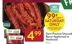 Fresh Thyme Farm Promise Uncured Bacon offer