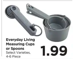 Food 4 Less Everyday Living Measuring Cups or Spoons offer