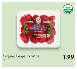 Fresh Thyme Organic Grape Tomatoes offer