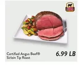 Fresh Thyme Certified Angus Beef Sirloin Tip Roast offer