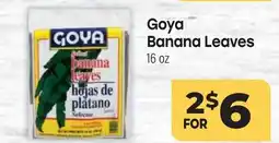 Tony’s Fresh Market Goya Banana Leaves offer