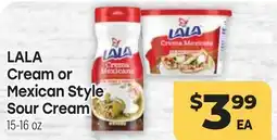 Tony’s Fresh Market LALA Cream or Mexican Style Sour Cream offer