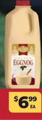 Tony’s Fresh Market KEMPS EGG NOG offer