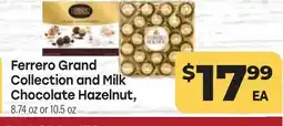 Tony’s Fresh Market Ferrero Grand Collection and Milk Chocolate Hazelnut offer