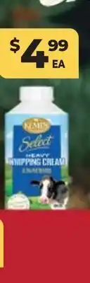 Tony’s Fresh Market KEMPS SELECT HEAVY WHIPPING CREAM offer