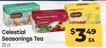 Tony’s Fresh Market Celestial Seasonings Tea offer