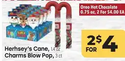 Tony’s Fresh Market Hershey's Cane, 1.4oz Charms Blow Pop, 3ct offer