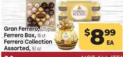 Tony’s Fresh Market Gran Ferrero, 125 gr Ferrero Box, 16 ct Ferrero Collection Assorted, 9.1 oz offer