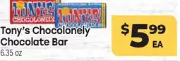 Tony’s Fresh Market Tony's Chocolonely Chocolate Bar offer