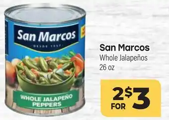 Tony’s Fresh Market San Marcos Whole Jalapeños offer