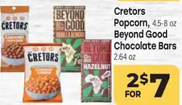 Tony’s Fresh Market Cretors Popcorn,-oz Beyond Good Chocolate Bars offer