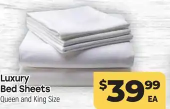 Tony’s Fresh Market Luxury Bed Sheets offer