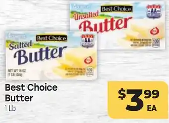 Tony’s Fresh Market Best Choice Butter offer
