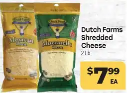 Tony’s Fresh Market Dutch Farms Shredded Cheese offer