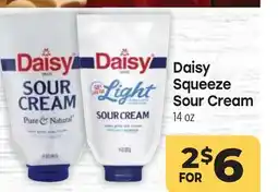 Tony’s Fresh Market Daisy Squeeze Sour Cream offer