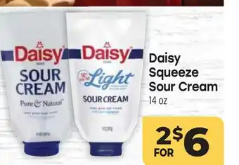 Tony’s Fresh Market Daisy Squeeze Sour Cream offer