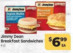 Tony’s Fresh Market Jimmy Dean Breakfast Sandwiches offer