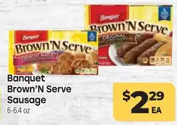 Tony’s Fresh Market Banquet Brown'N Serve Sausage offer