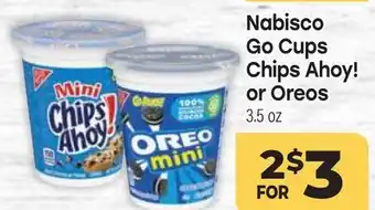 Tony’s Fresh Market Nabisco Go Cups Chips Ahoy! or Oreos offer