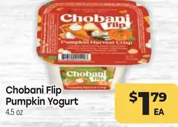 Tony’s Fresh Market Chobani Flip Pumpkin Yogurt offer