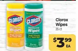 Tony’s Fresh Market Clorox Wipes offer