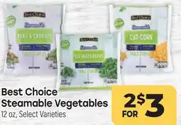 Tony’s Fresh Market Best Choice Steamable Vegetables offer