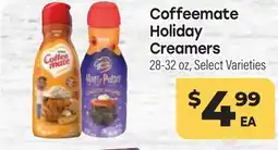 Tony’s Fresh Market Coffeemate Holiday Creamers offer