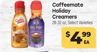 Tony’s Fresh Market Coffeemate Holiday Creamers offer