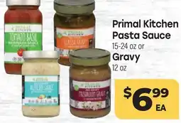 Tony’s Fresh Market Primal Kitchen Pasta Sauce 15-24 oz or Gravy 12 oz offer