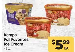 Tony’s Fresh Market Kemps Fall Favorites Ice Cream offer