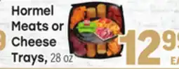 Tony’s Fresh Market Hormel Meats or Cheese Trays offer