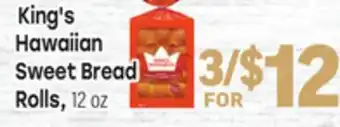Tony’s Fresh Market King's Hawaiian Sweet Bread Rolls offer