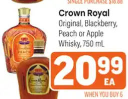 Tony’s Fresh Market Crown Royal offer