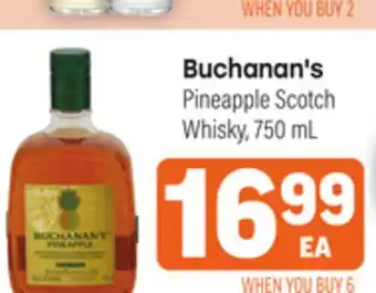 Tony’s Fresh Market Buchanan's Pineapple Scotch offer