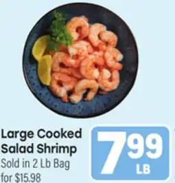 Tony’s Fresh Market Large Cooked Salad Shrimp offer